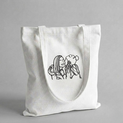 Customized Embroidered Tote Bag