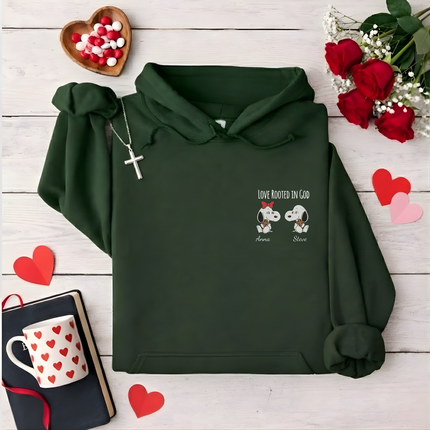 Love Rooted In God Embroidered Hoodie