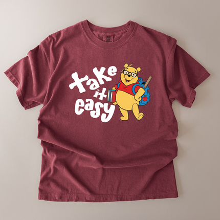 Comfort Colors Take It Easy Pooh T-Shirt