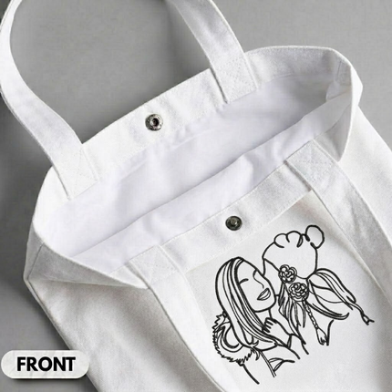 Customized Embroidered Tote Bag