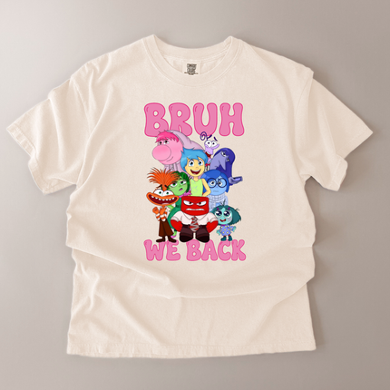 Comfort Colors Bruh We Back Graphic T-Shirt