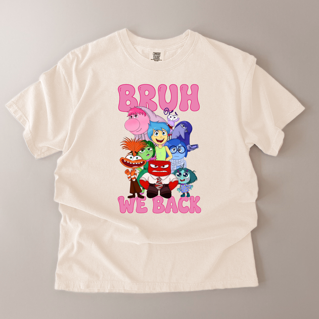 Comfort Colors Bruh We Back Graphic T-Shirt