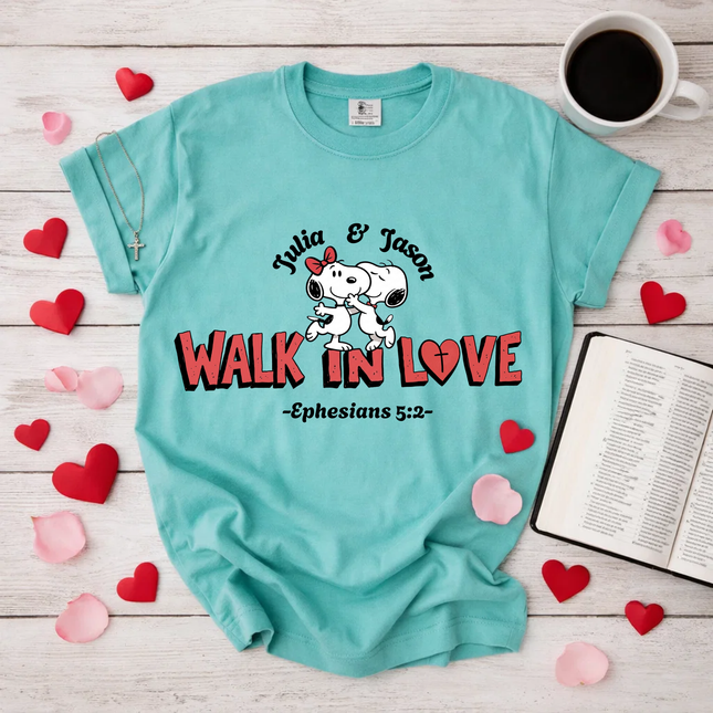 Comfort Colors Walk In Love T-Shirt
