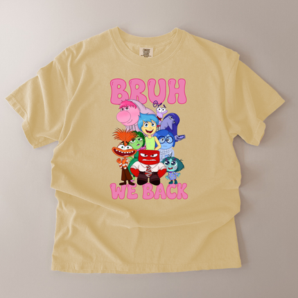 Comfort Colors Bruh We Back Graphic T-Shirt