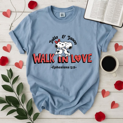 Comfort Colors Walk In Love T-Shirt