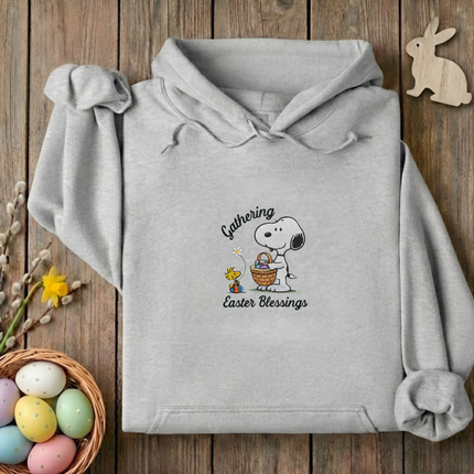 Gathering Easter Blessings Embroidered Hoodie