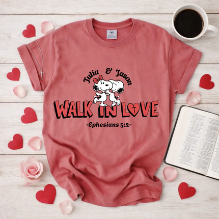 Comfort Colors Walk In Love T-Shirt