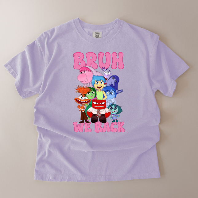 Comfort Colors Bruh We Back Graphic T-Shirt
