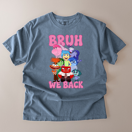 Comfort Colors Bruh We Back Graphic T-Shirt