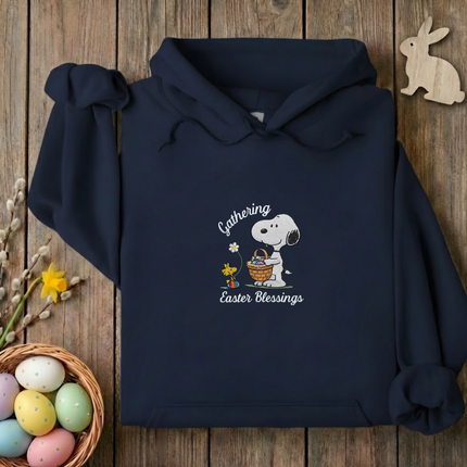 Gathering Easter Blessings Embroidered Hoodie