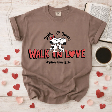 Comfort Colors Walk In Love T-Shirt