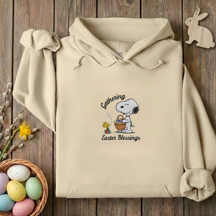 Gathering Easter Blessings Embroidered Hoodie
