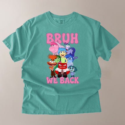 Comfort Colors Bruh We Back Graphic T-Shirt