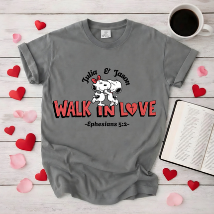Comfort Colors Walk In Love T-Shirt