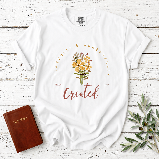 Comfort Colors Fearfully Wonderfully Created T-Shirt