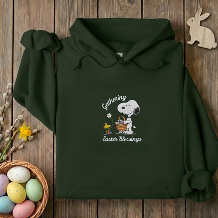 Gathering Easter Blessings Embroidered Hoodie