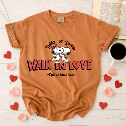 Comfort Colors Walk In Love T-Shirt