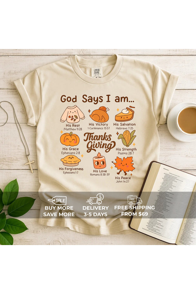 Comfort Colors God Says I Am T-Shirt