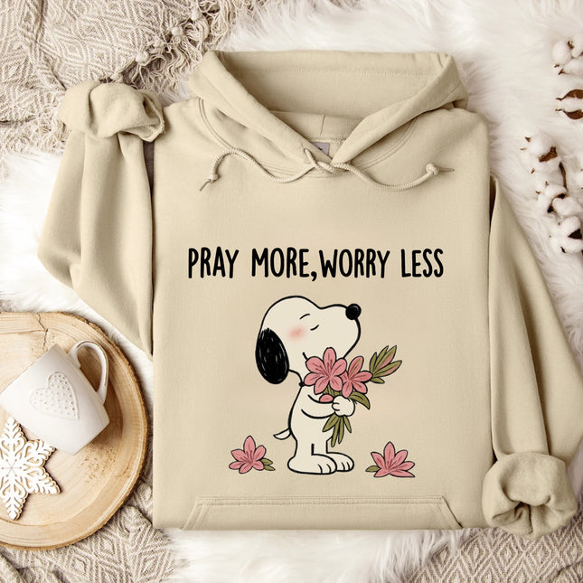 Pray More Worry Less Hoodie