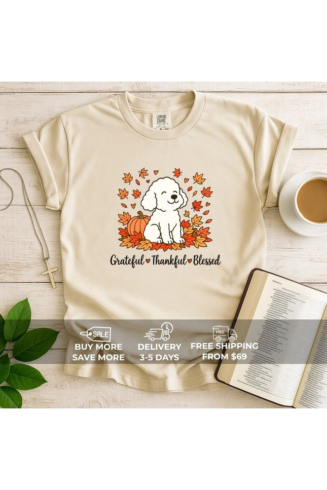 Comfort Colors Grateful-Thankful-Blessed T-Shirt