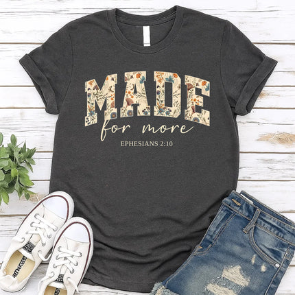 Comfort Colors Made For More Christian Graphic Tee