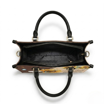 Be Still And Know That I Am God Leather Handbag