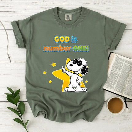 Comfort Colors God Is Number One T-Shirt