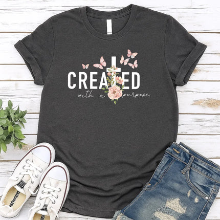 Comfort Colors “Created with Purpose” Graphic Tee