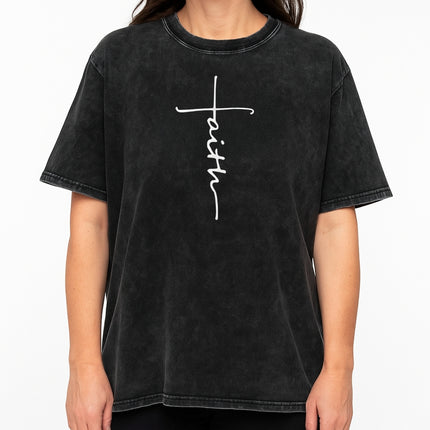 Faith on Cross Christian T-Shirt