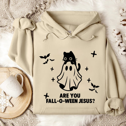 Fall-O-Ween Jesus Cute Gildan Hoodie