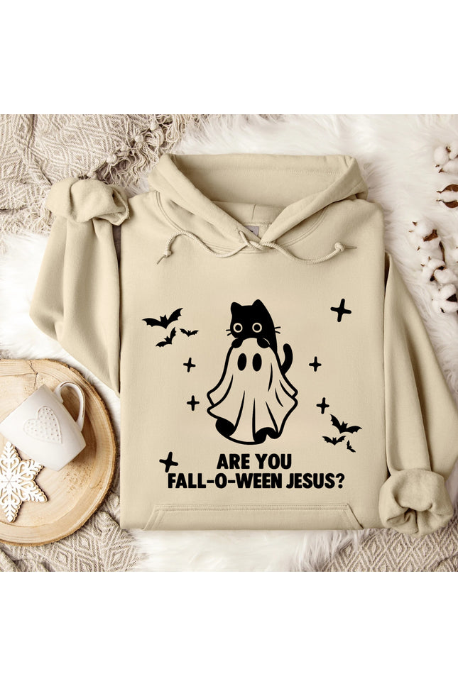 Fall-O-Ween Jesus Cute Gildan Hoodie