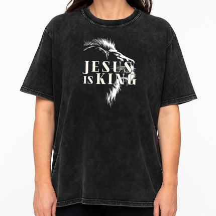 Jesus Is King Christian T-Shirt - Lion Graphic Edition
