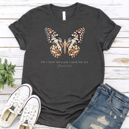 Comfort Colors Butterfly Jeremiah 29:11 Christian T-Shirt