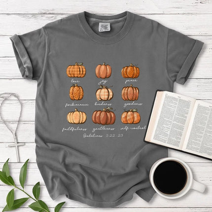 Comfort Colors Buffalo Plaid Pumpkin T-Shirt