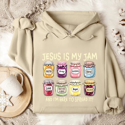Jesus Is My Jam Gildan Hoodie