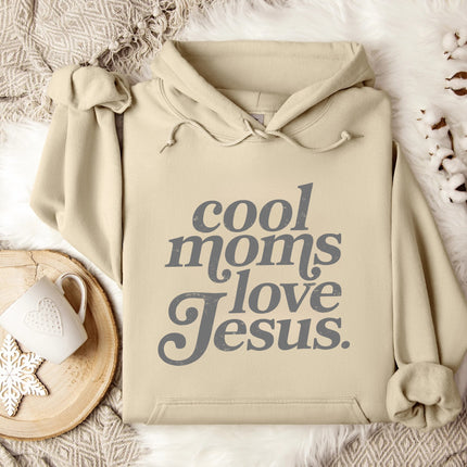 Cool moms love jesus Hoodie