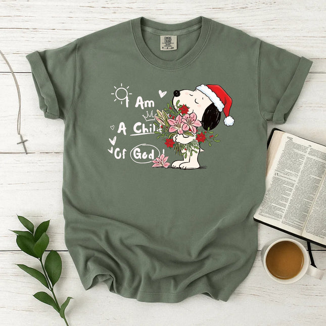 I Am A Child Of God Snoopy Comfort Color T-Shirt