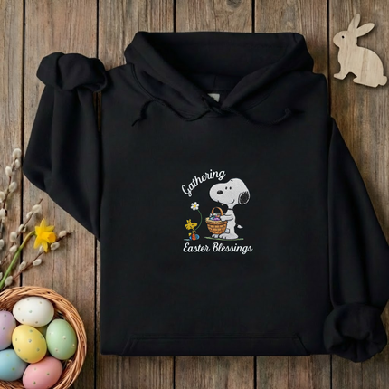 Gathering Easter Blessings Embroidered Hoodie