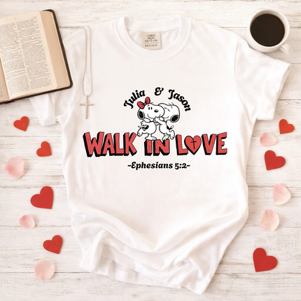 Comfort Colors Walk In Love T-Shirt