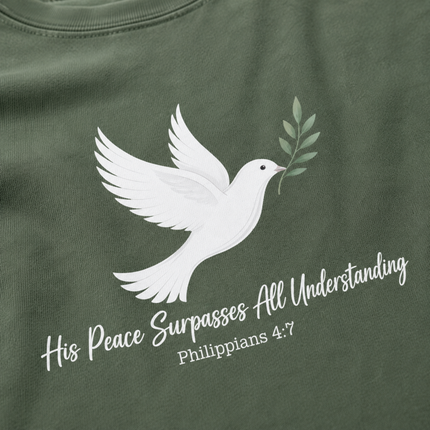 Comfort Colors His Peace Surpasses All Understanding Dove T-Shirt