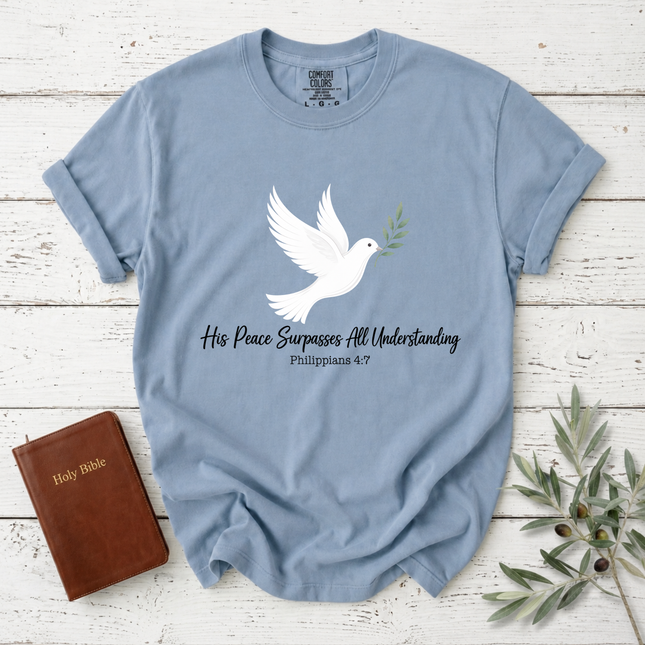 Comfort Colors His Peace Surpasses All Understanding Dove T-Shirt
