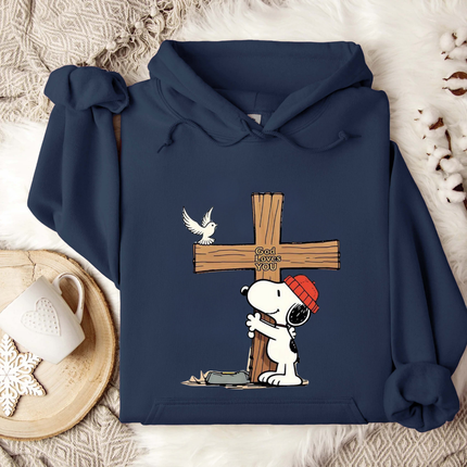 God Loves You Snoopy Hoodie