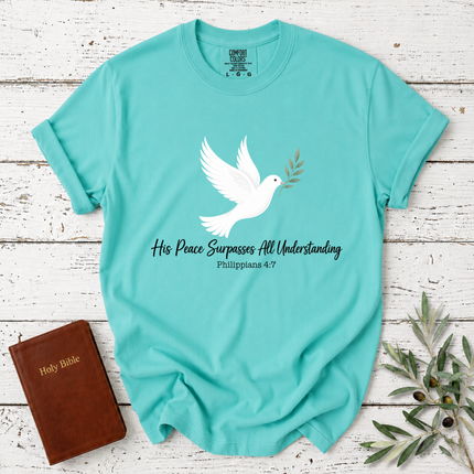 Comfort Colors His Peace Surpasses All Understanding Dove T-Shirt
