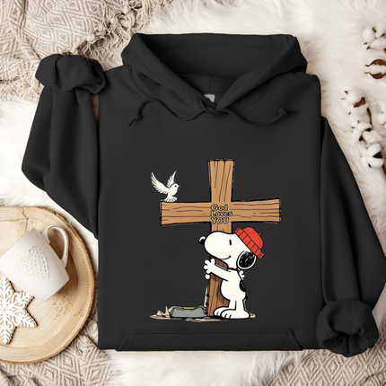God Loves You Snoopy Hoodie