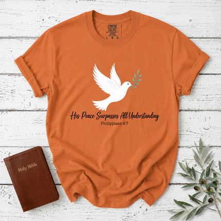 Comfort Colors His Peace Surpasses All Understanding Dove T-Shirt
