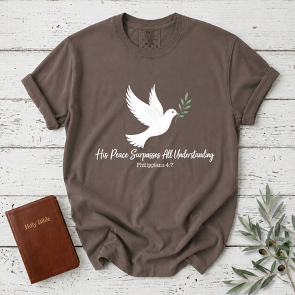 Comfort Colors His Peace Surpasses All Understanding Dove T-Shirt