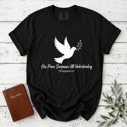 Comfort Colors His Peace Surpasses All Understanding Dove T-Shirt