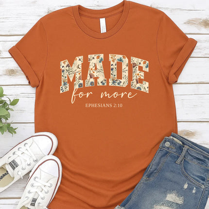 Comfort Colors Made For More Christian Graphic Tee