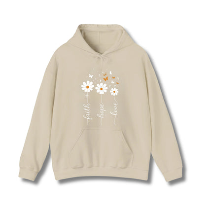 Faith Hope Love Gildan Hoodie