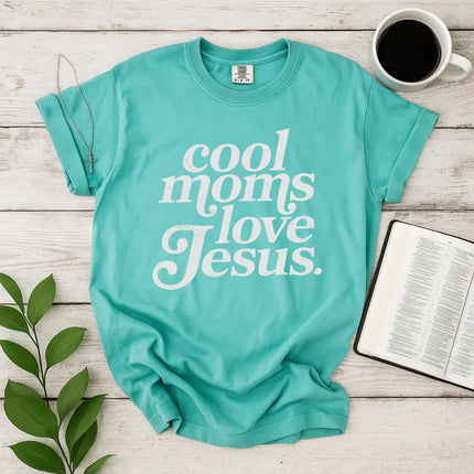 Comfort Colors Cool Moms Love Jesus T-Shirt